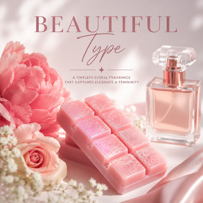 Beautiful Type Clamshell Wax Melt