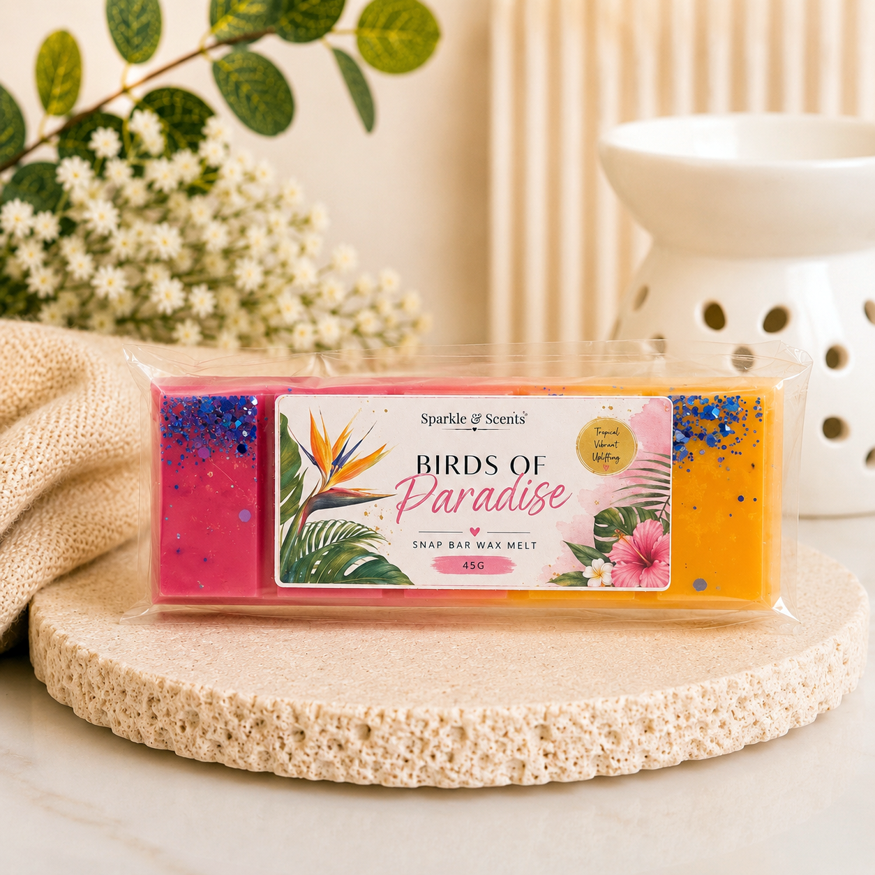 Birds of Paradise Snap Bar Wax Melt