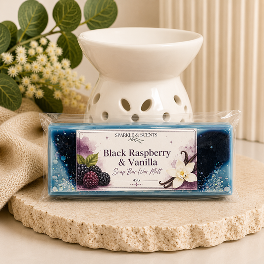 Black Raspberry & Vanilla Snap Bar Wax Melt