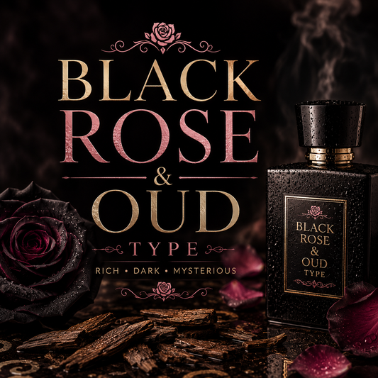 Black Rose & Oud Type Clam Shell Wax Melt