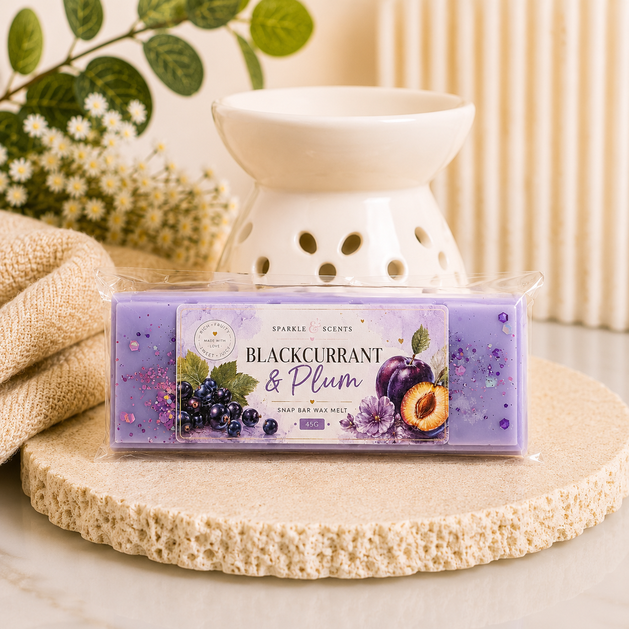 Blackcurrant & Plum Snap Bar Wax Melt