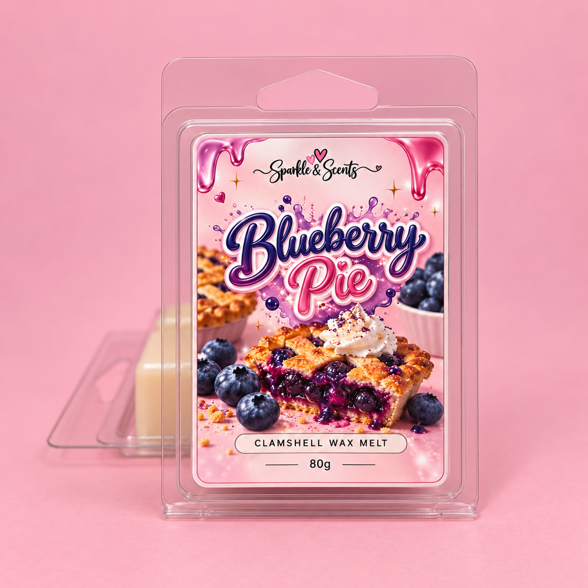 Blueberry Pie Clamshell Wax Melt