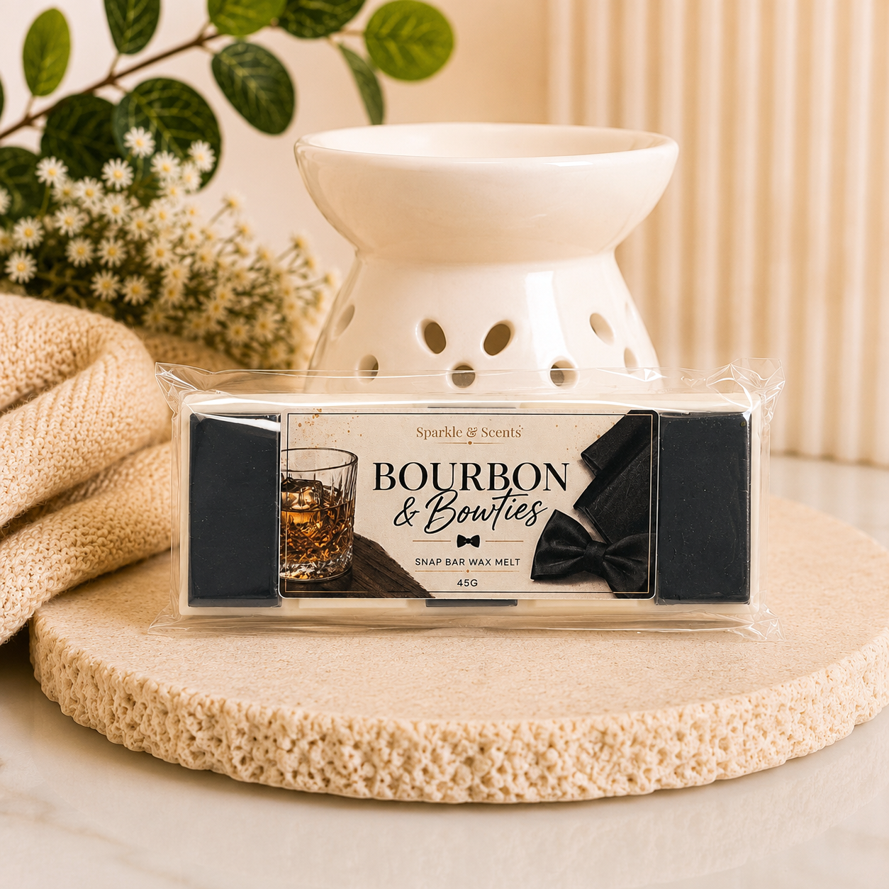 Bourbon & Bowties Snap Bar Wax Melt