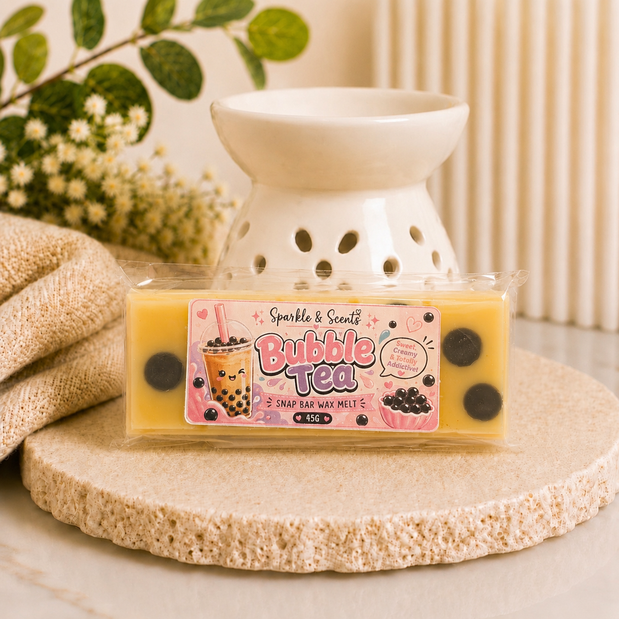 Bubble Tea Snap Bar Wax Melt