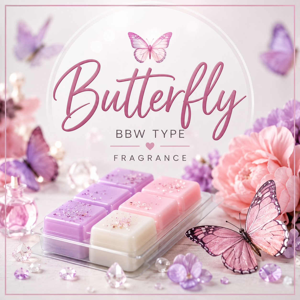 Butterfly BBW Type Clamshell Wax Melt