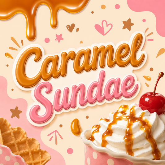 Caramel Sundae Clamshell Wax Melt