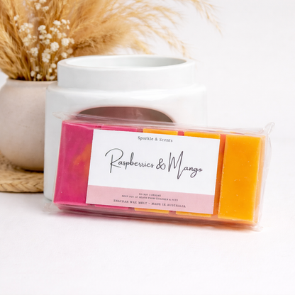 Raspberry and Mango Snap Bar Wax Melts