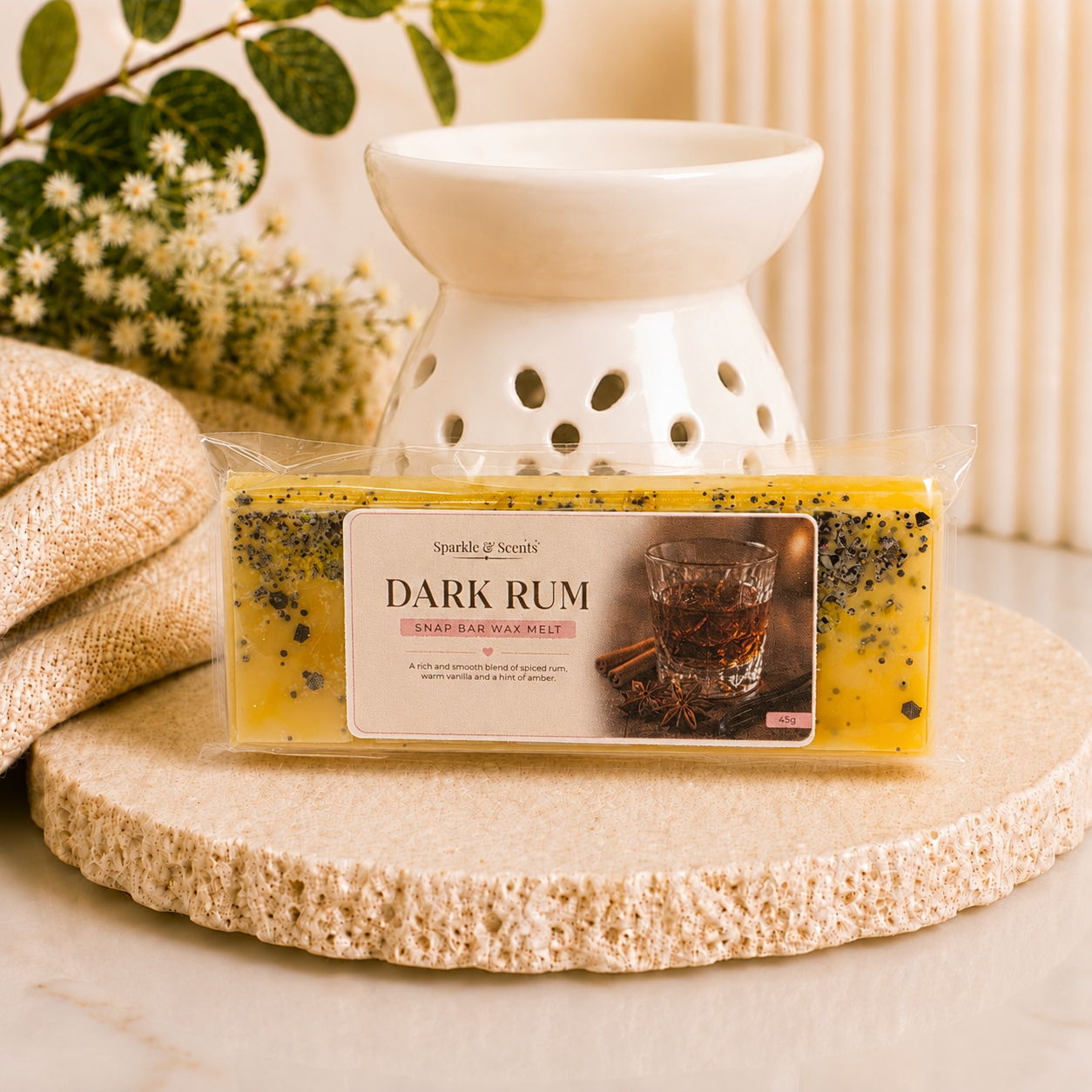 Dark Rum Snap Bar Wax Melt