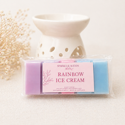 Rainbow Ice Cream Snap Bar Wax Melts