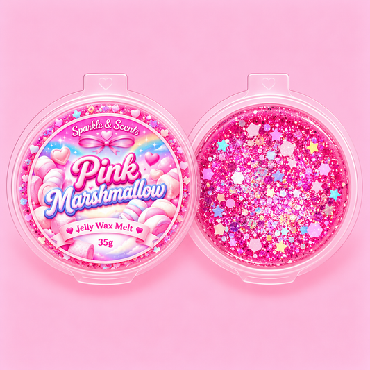 Pink Marshmallow Jelly Wax Melts
