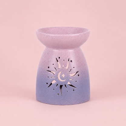 Purple Sun Cut Out Tealight Wax Melt Warmer