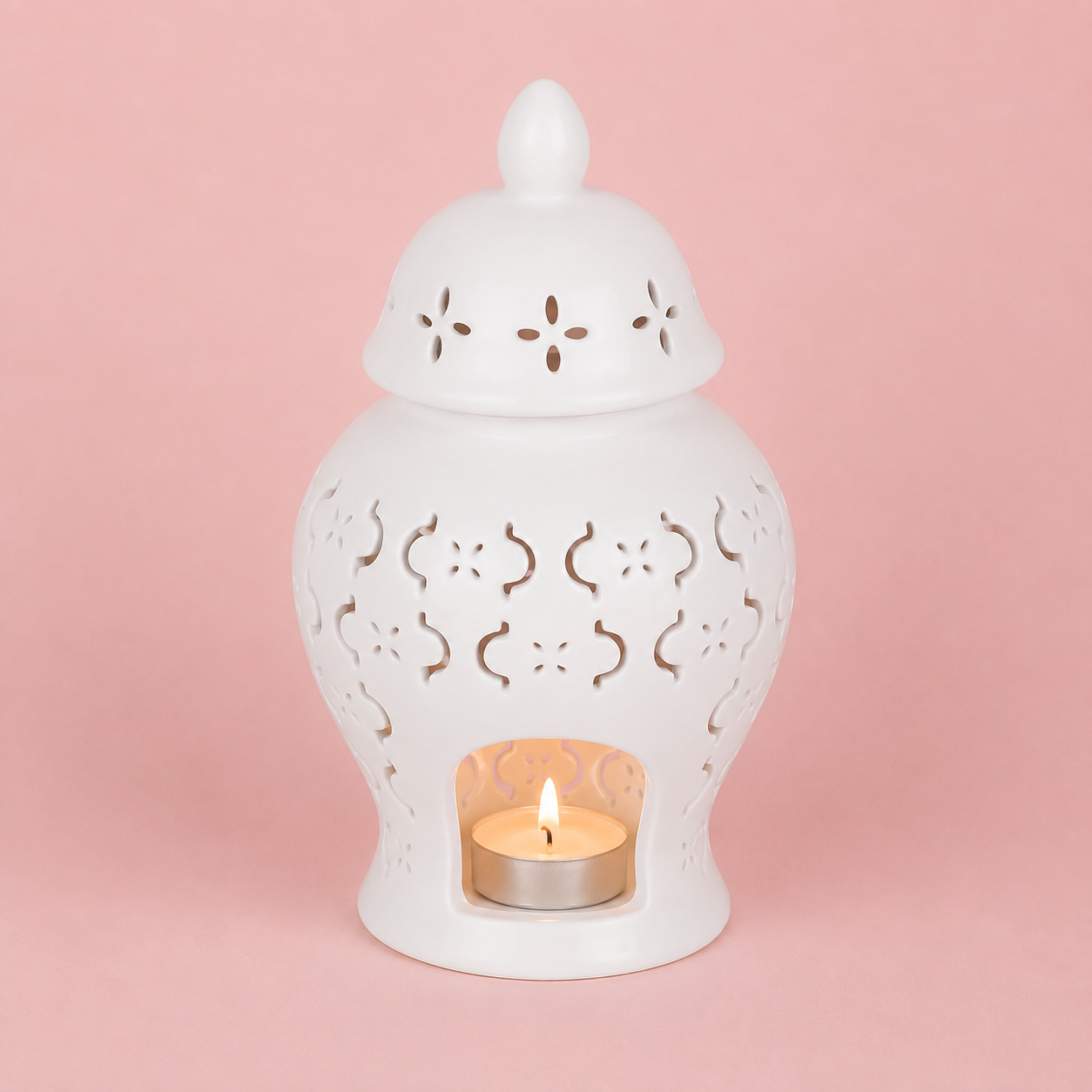 Moroccan Lantern Cut Out Tealight Wax Melt Warmer