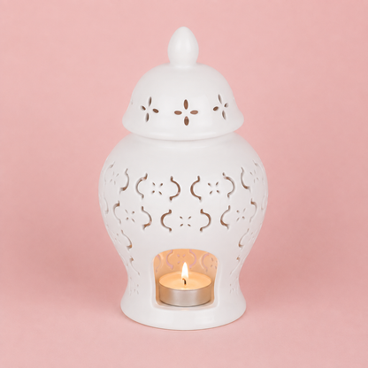 Moroccan Lantern Cut Out Tealight Wax Melt Warmer