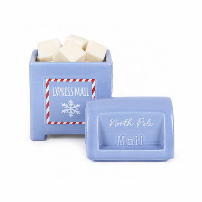 North Pole Postbox Tealight Wax Melt Warmer