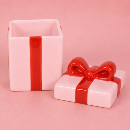 Pink Present Tealight Wax Melt Warmer
