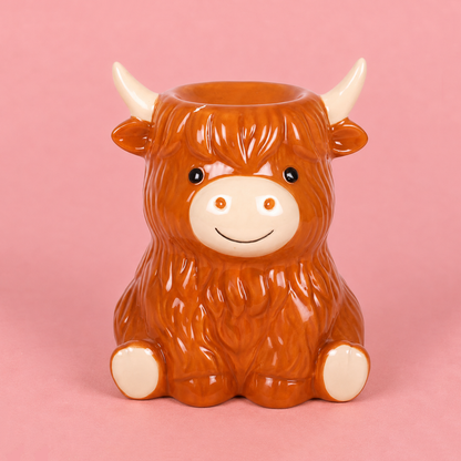 Highland Cow Tealight Wax Melt Warmer