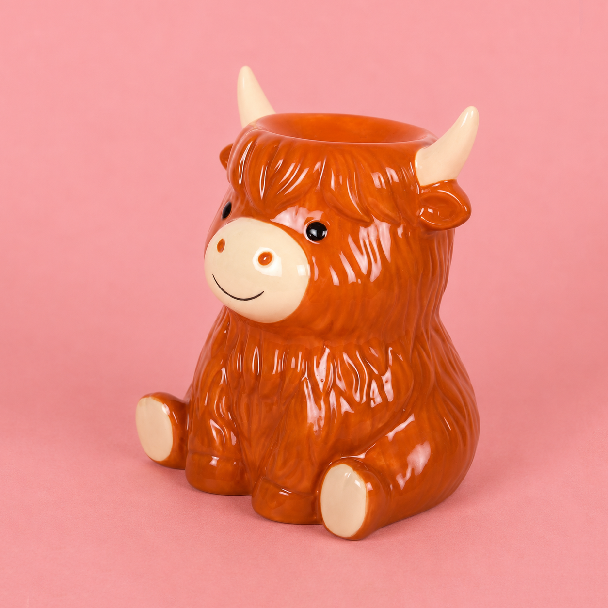 Highland Cow Tealight Wax Melt Warmer