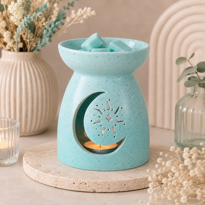 Blue Moon Cut Out Tealight Wax Melt Warmer