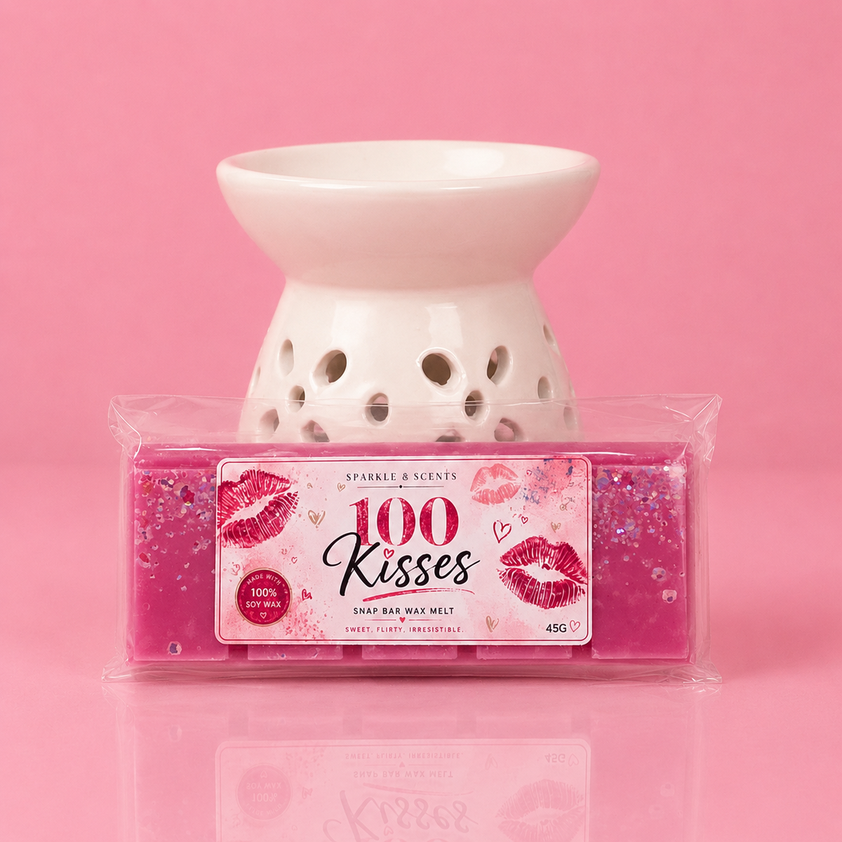 Lush 100 Kisses Type Snap Bar Wax Melt