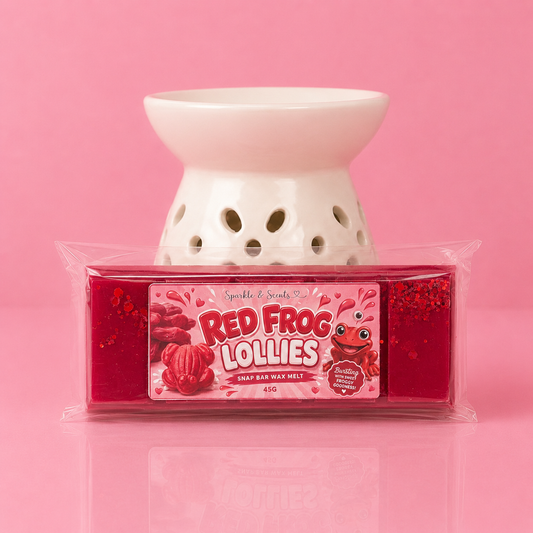 Red Frog Lollies Type Snap Bar Wax Melt
