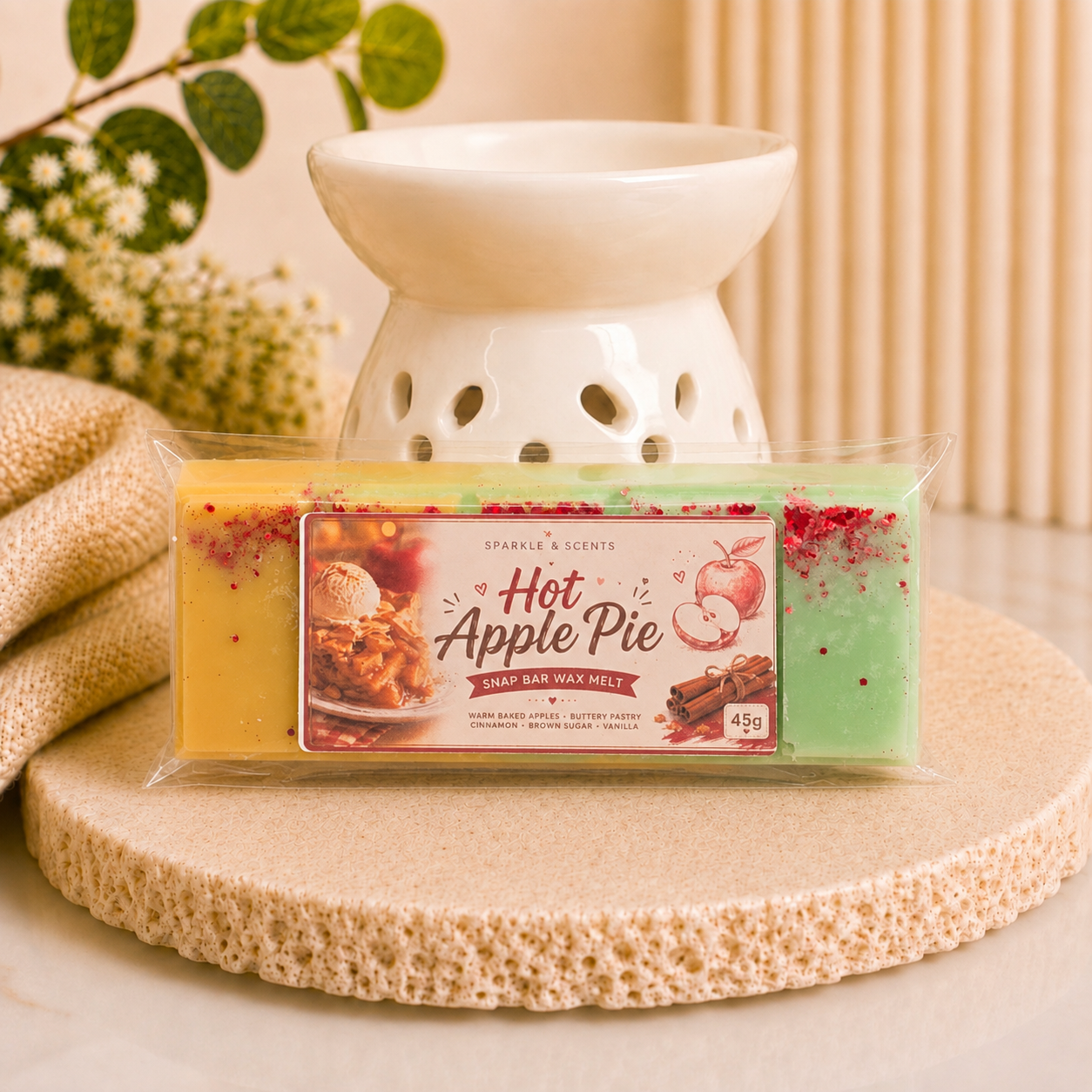 Hot Apple Pie Snap Bar Wax Melt