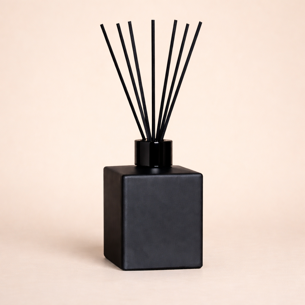 Black Matte Square Reed Diffuser