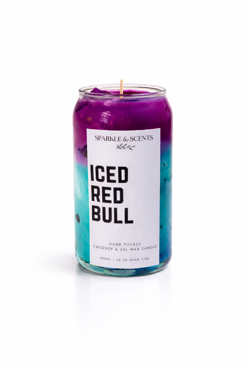 Iced Red Bull Candle