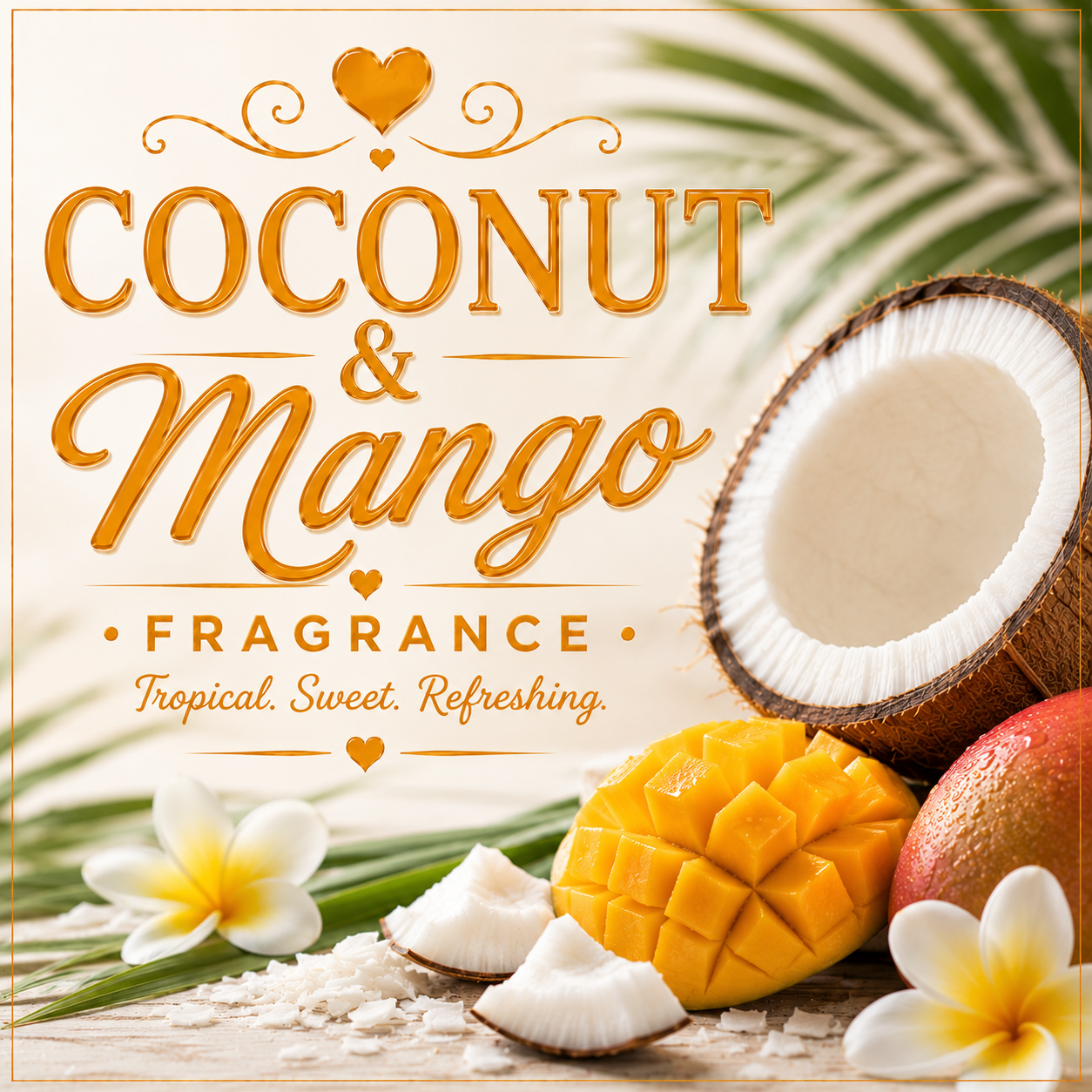 Coconut & Mango Clam Shell Wax Melt