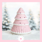 Pink Christmas Tree Tealight Melt Burner