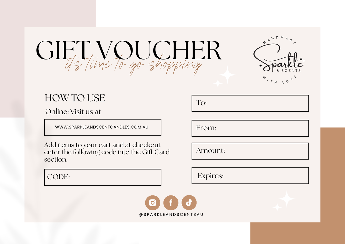 Sparkle & Scents Gift Card