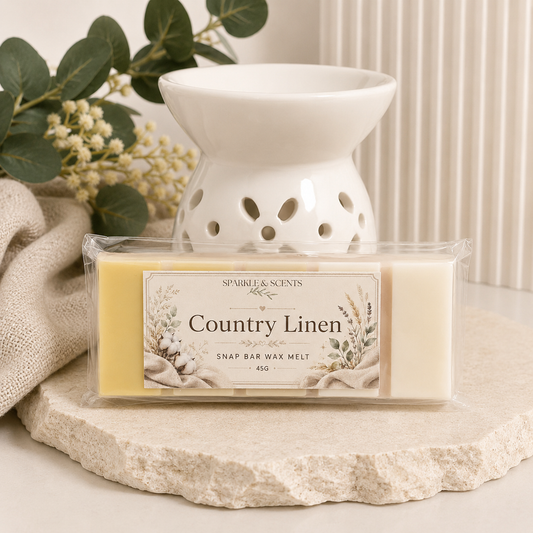 Country Linen Snap Bar Wax Melts