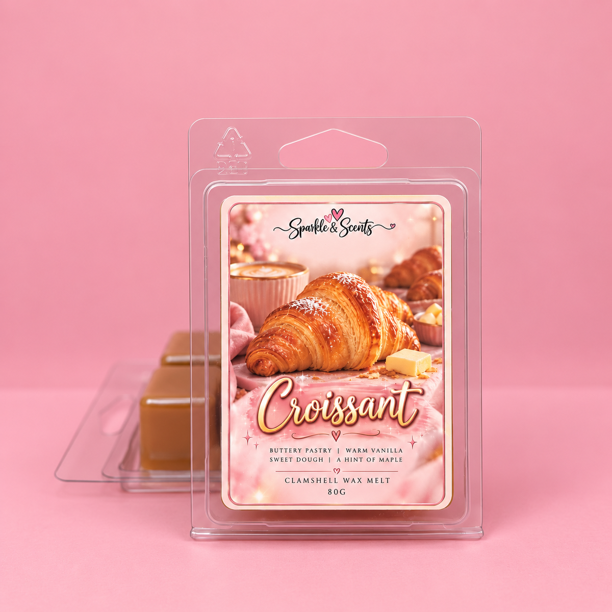 Croissant Clamshell Wax Melt