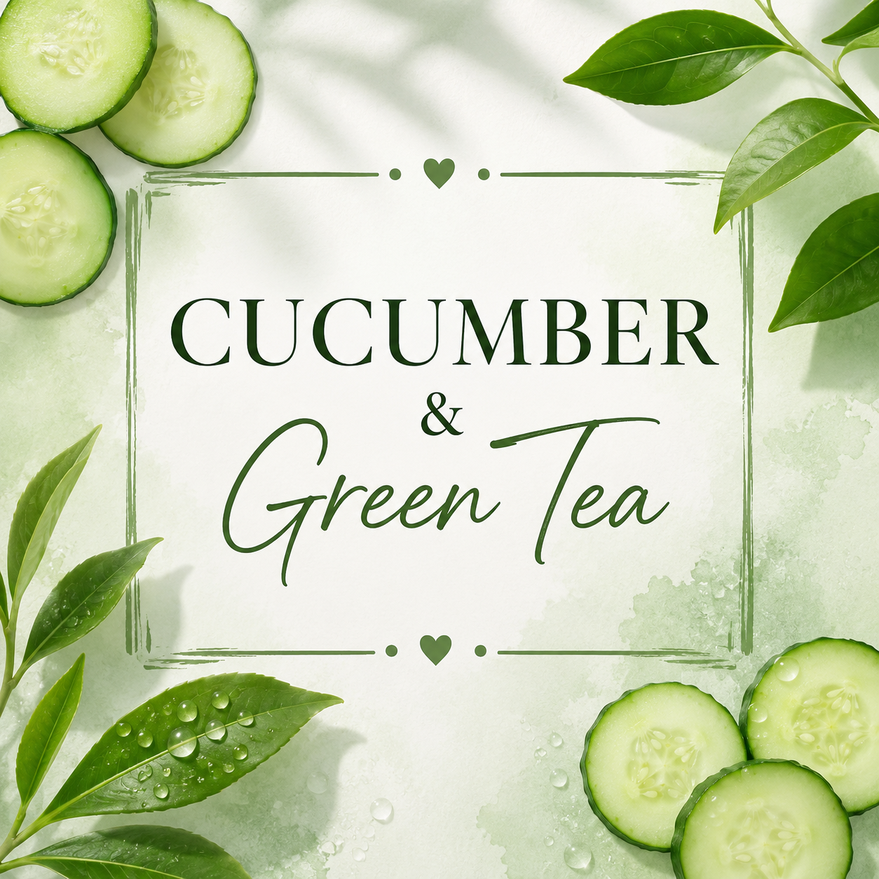 Cucumber & Green Tea Clamshell Wax Melt