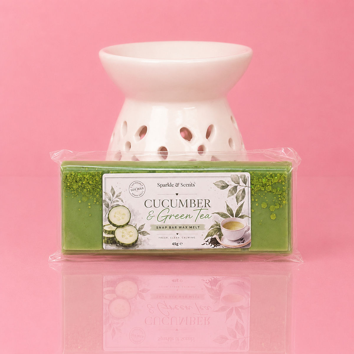 Cucumber & Green Tea Snap Bar Wax Melt