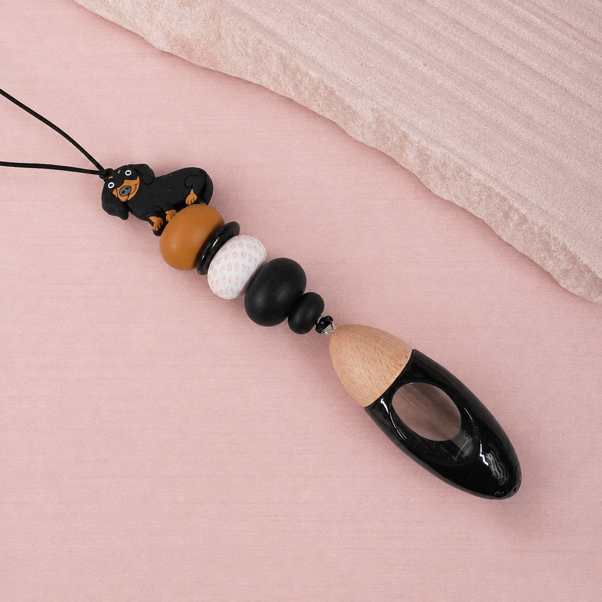 Dachshund Beaded Car Diffuser
