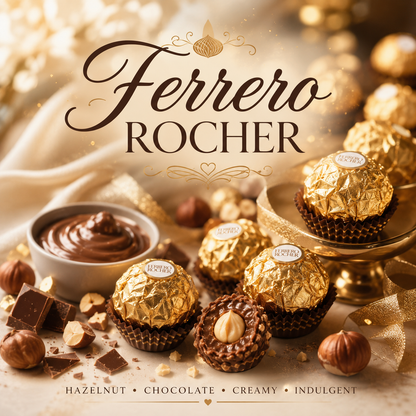 Ferrero Rocher Type Clamshell Wax Melt