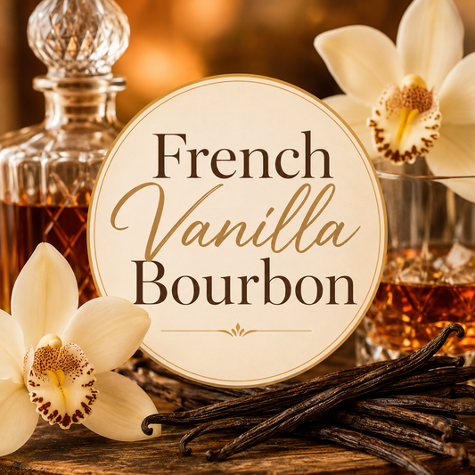 French Vanilla Bourbon Clamshell Wax Melt