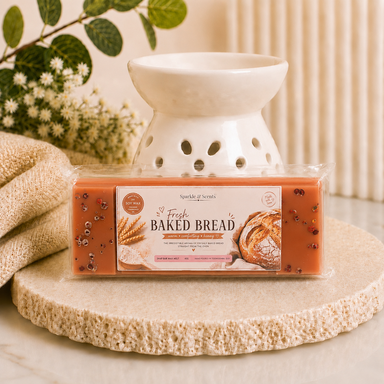 Fresh Baked Bread Snap Bar Wax Melt