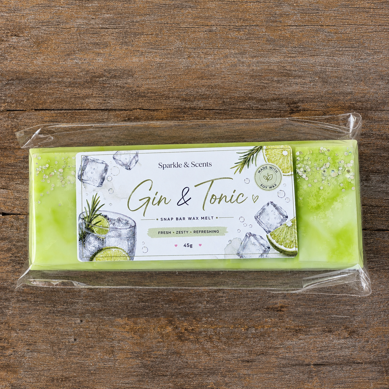 Gin & Tonic Snap Bar Wax Melt