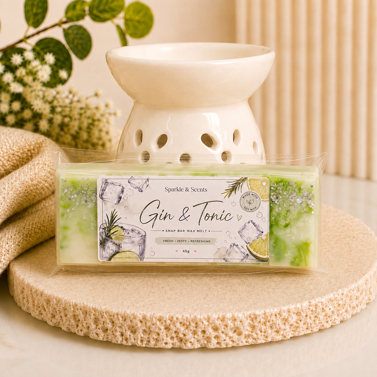 Gin & Tonic Snap Bar Wax Melt