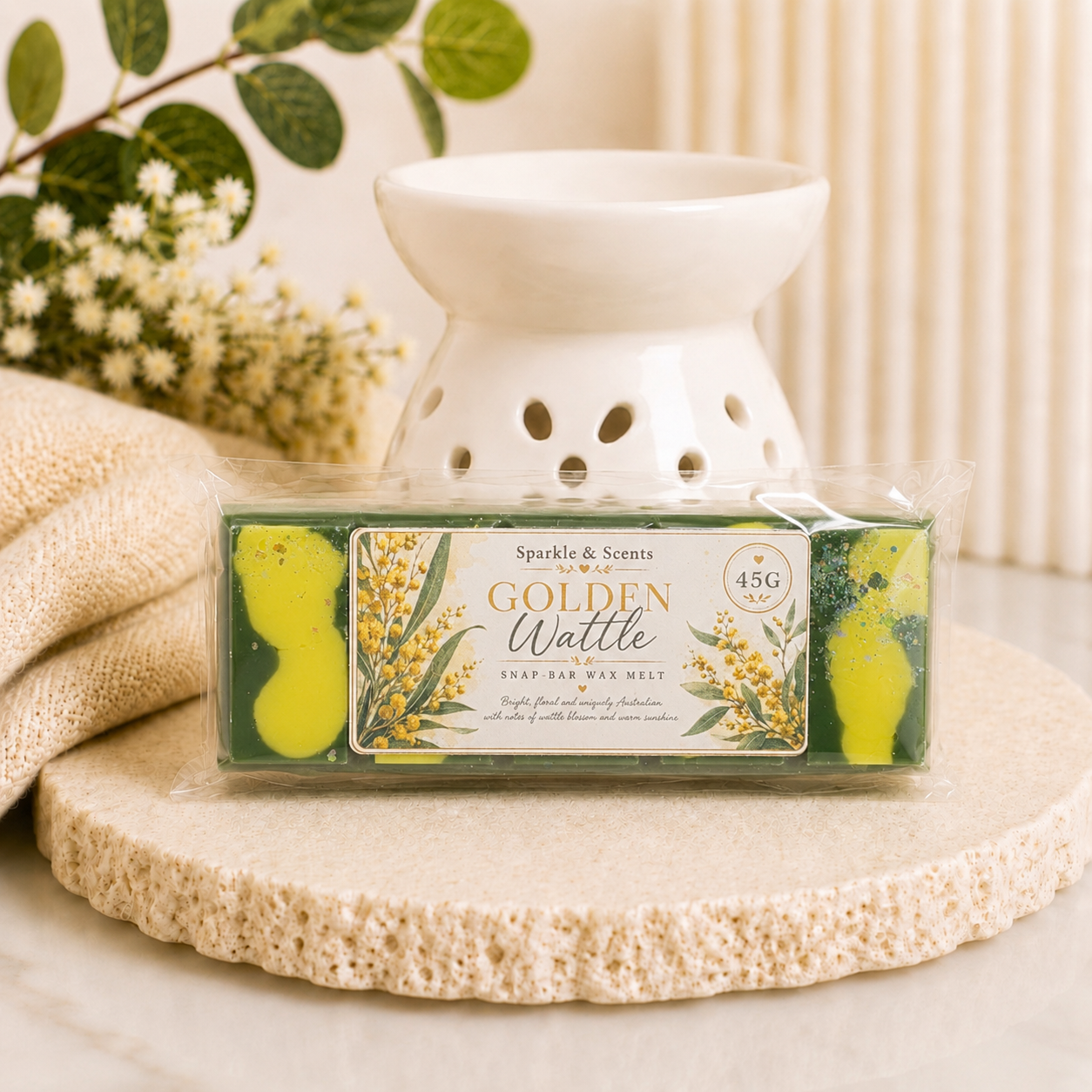 Golden Wattle Snap Bar Wax Melt