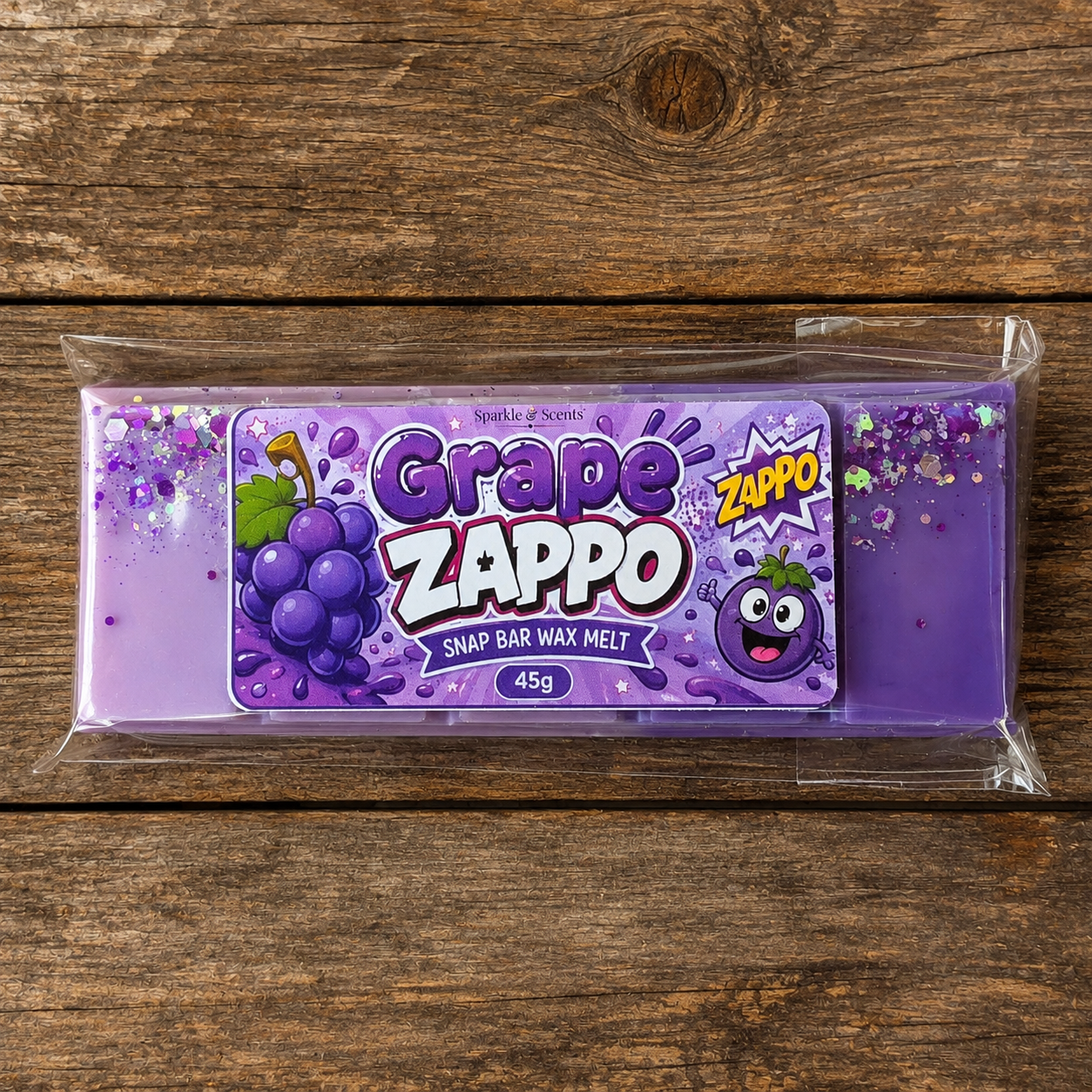 Grape Zappo Snap Bar Wax Melt