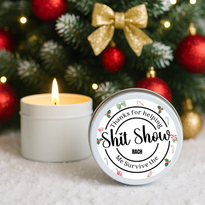 Staff, Work Colleague Thank you Candle Tins