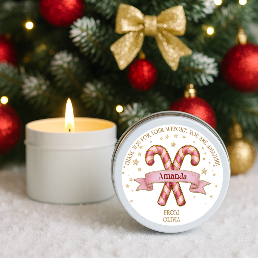 Staff, Work Colleague Thank you Candle Tins