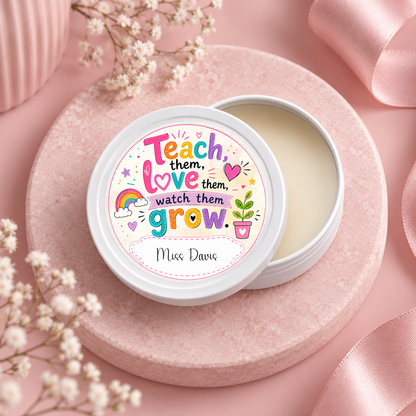 Teacher Thank you Candle Tins