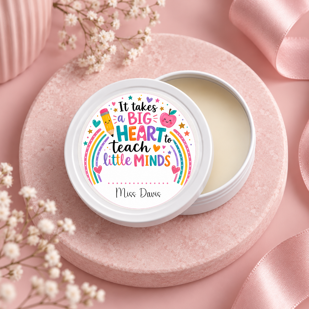 Teacher Thank you Candle Tins