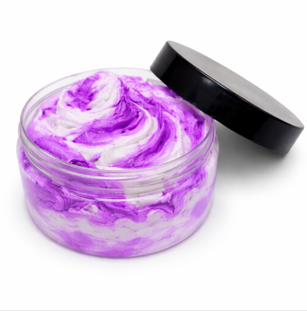 Black Raspberry and Vanilla Whipped Sugar Scrub