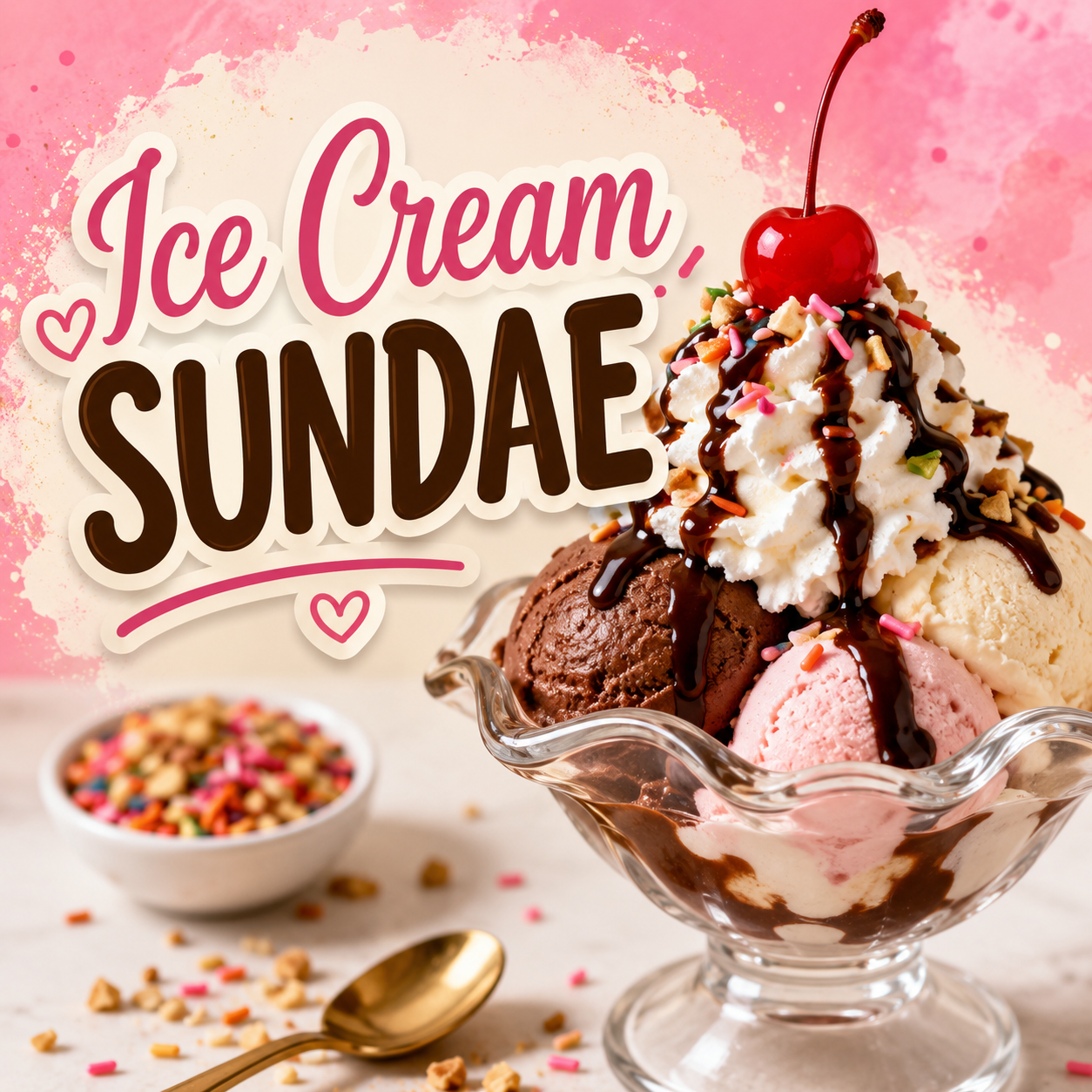 Ice Cream Sundae Clamshell Wax Melt