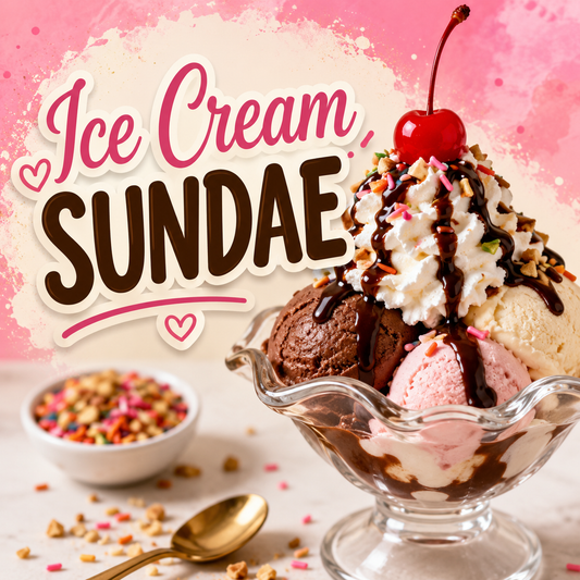 Ice Cream Sundae Clamshell Wax Melt