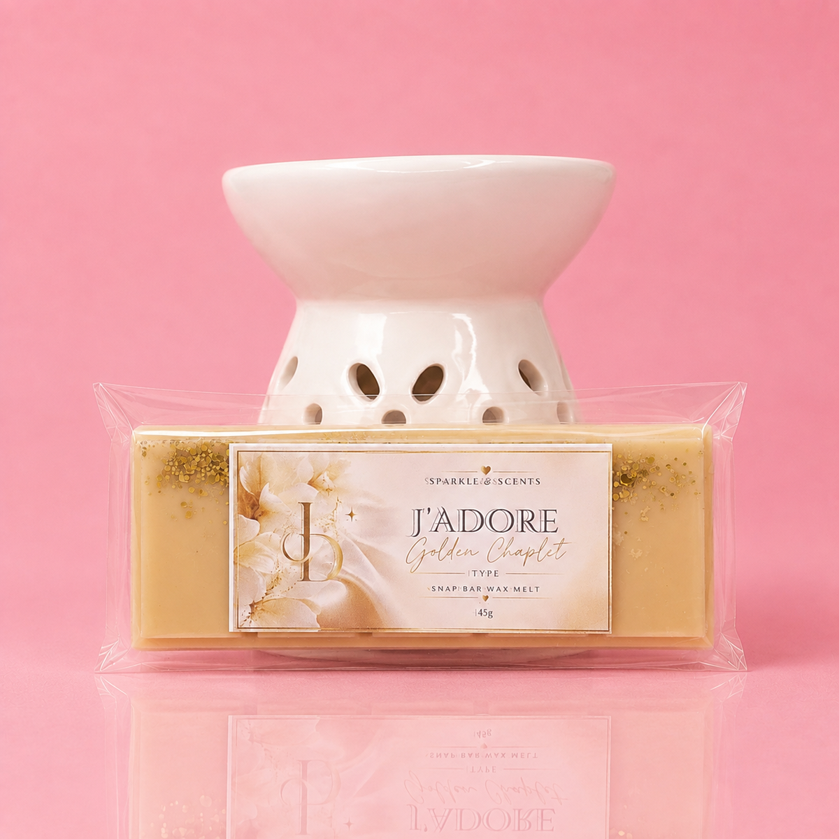 J'Adore Golden Chaplet Type Snap Bar Wax Melt